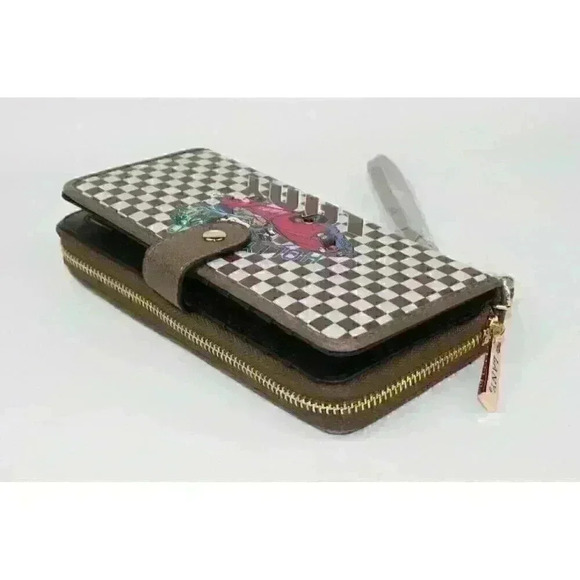 NEW! Betty Boop Women's Lany Vegan Wristlet Wallet - Picture 4 of 6